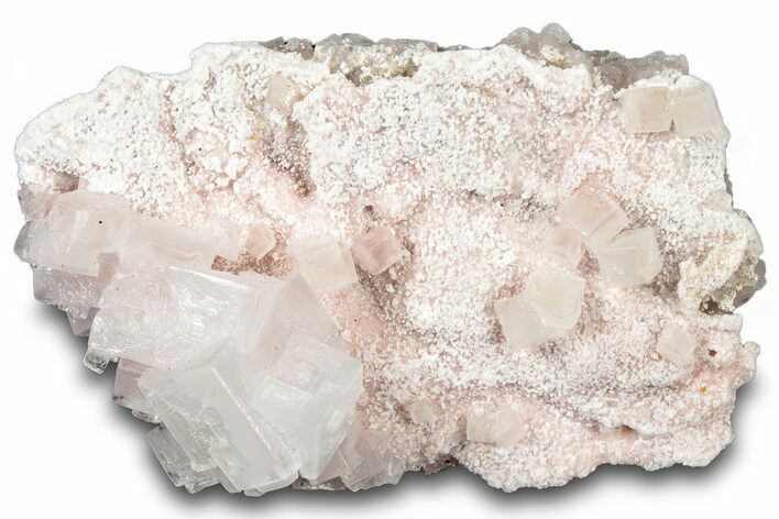 Pink Halite Crystal Cluster - Trona, California #314176